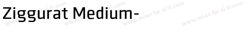Ziggurat Medium字体转换